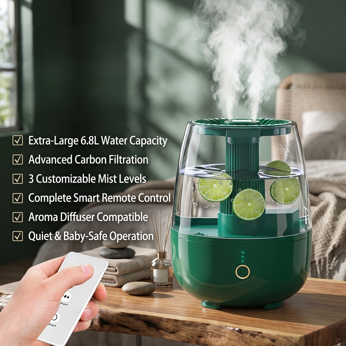 Ultrasonic Cool Mist Humidifier