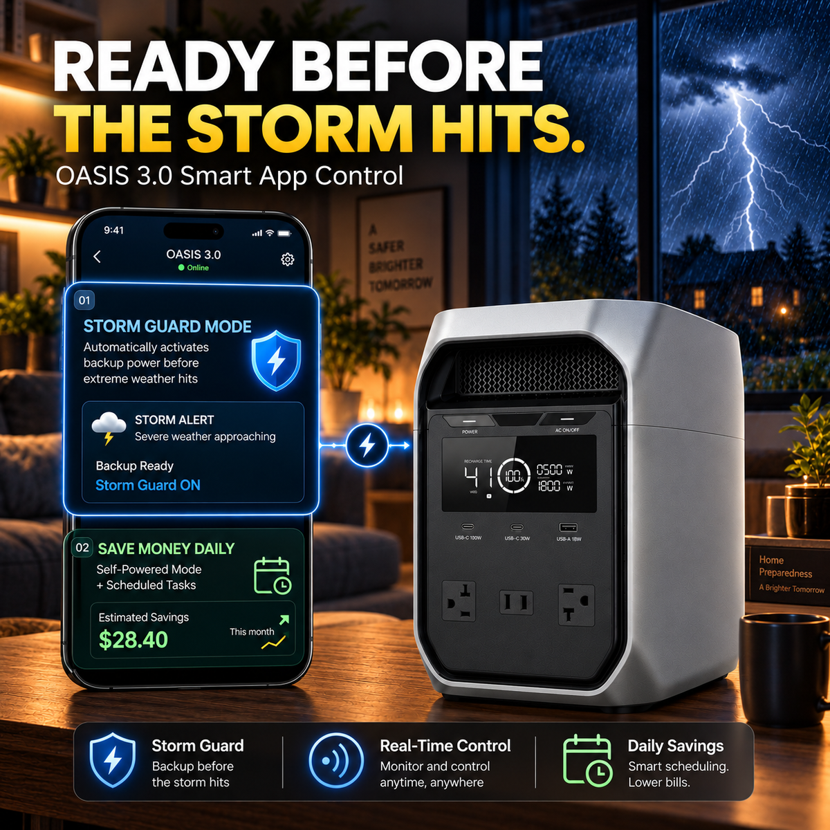 1024Wh Portable Power Station