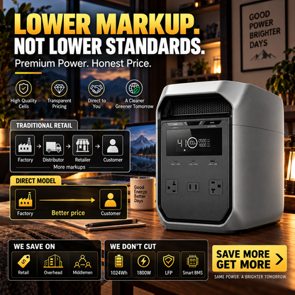 1024Wh Portable Power Station