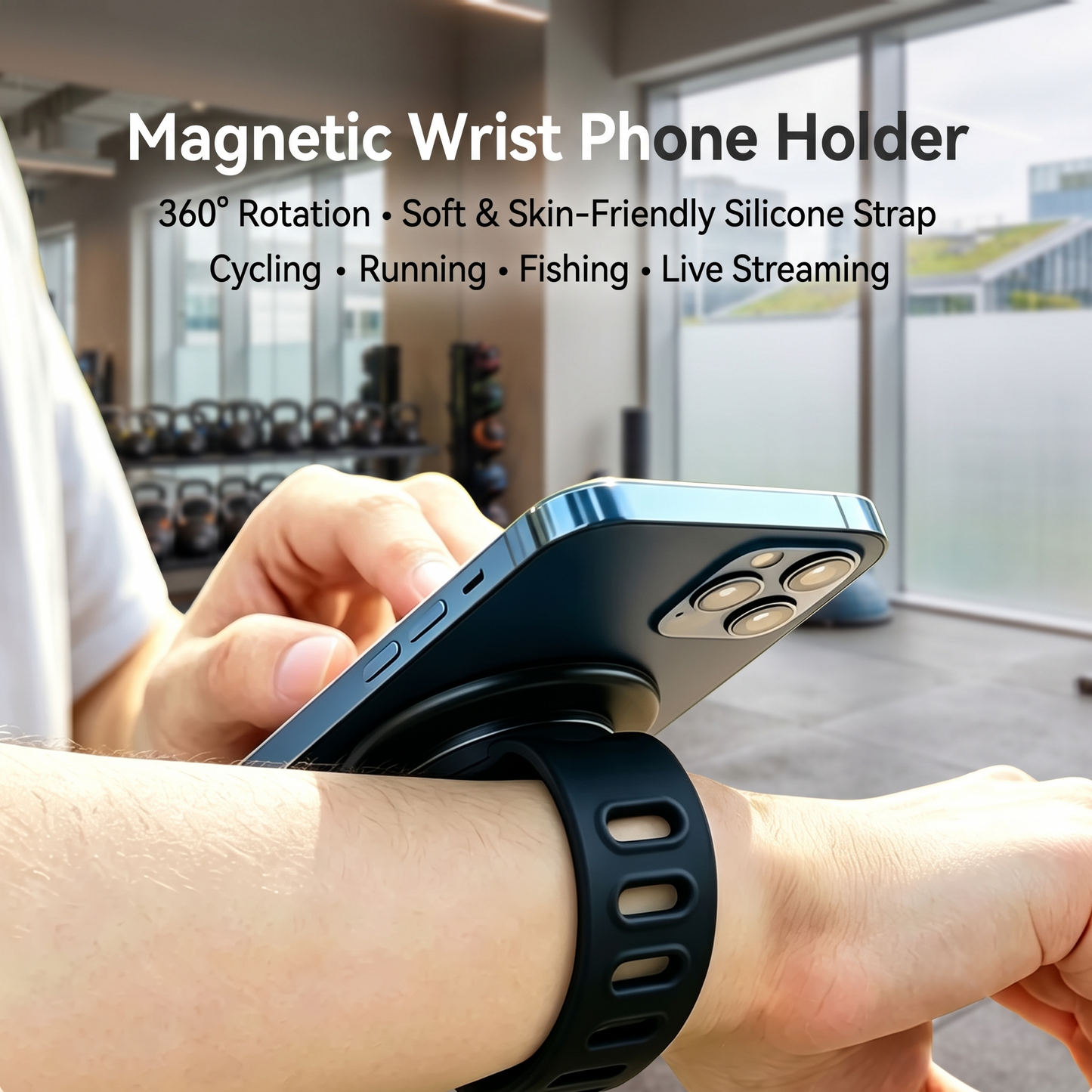 Magnetic Wrist Phone Holder