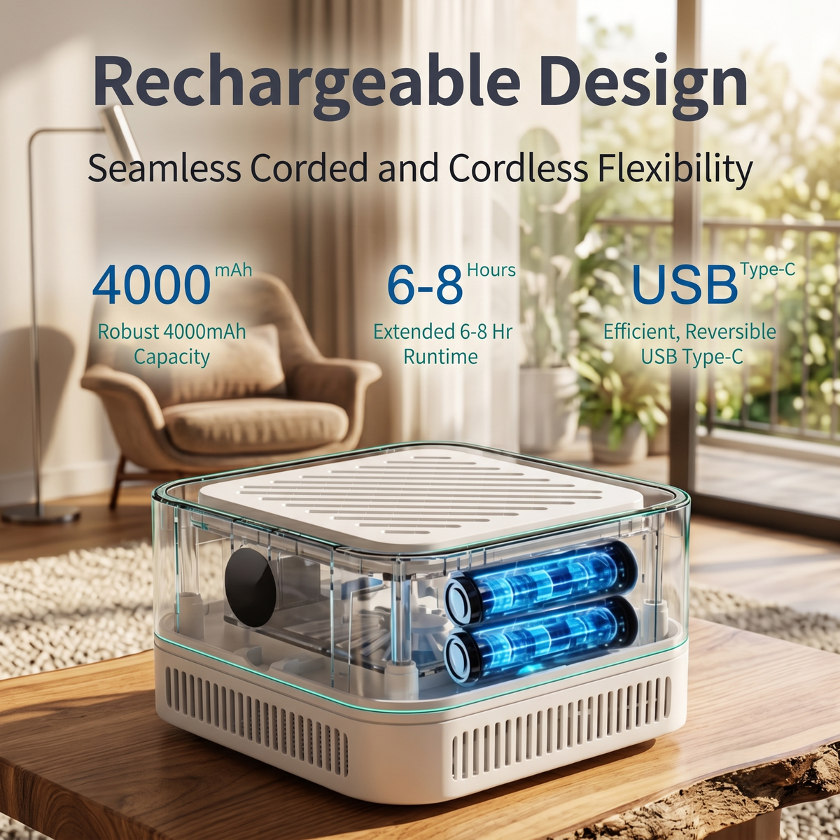Portable Rechargeable Air Purifier