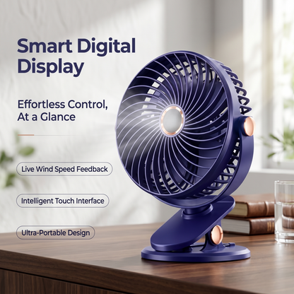 Rechargeable Clip-on Desk Fan